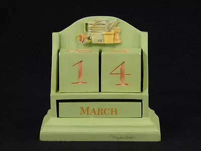 Hallmark Marjolein Bastin Nature's Sketchbook Green Perpetual Desk Calendar • $21.95