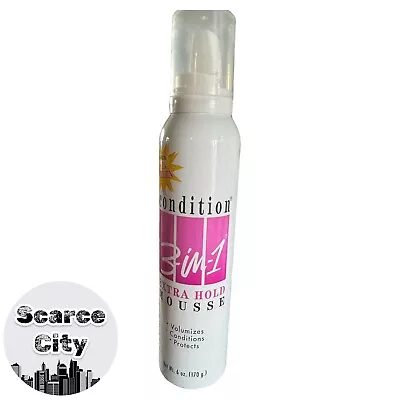 Condition 3-in-1 EXTRA HOLD MOUSSE Volume With Sunscreen 6oz * READ CAP* • $19.95