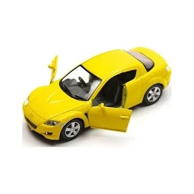 Mazda RX-8 1/36 Scale Diecast Model Car With Pull Back- Yellow Color  5 Inch • $10.95