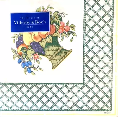 Beautiful Villeroy Boch Basket Packet Of 20 Serviettes • £9.43