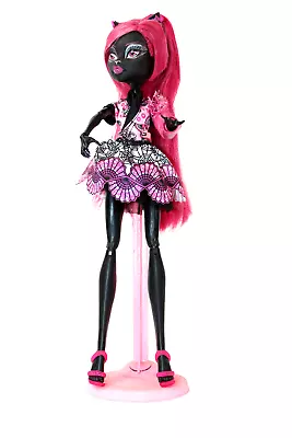 Monster High Catty Noir 13 Wishes 1st Wave First Basic Doll Black Stand Mint • $49.95