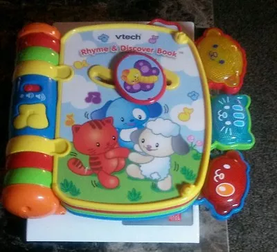 $8 • Buy VTech - Rhyme And Discover Book Educational Interactive Infant Learning EUC