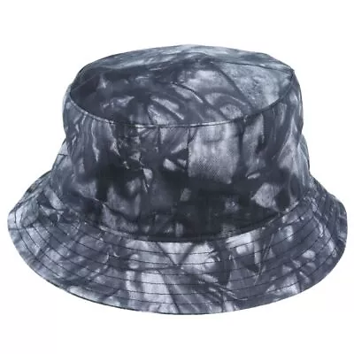 Unisex Cotton Carbon212 Tie Dye Bucket Hat Black - New Pattern Outdoor • £16.49