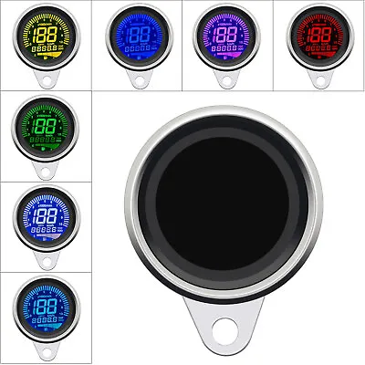 Motorcycle Digital LED LCD Odometer Speedometer Meter Tachometer Fuel Gauge • $21.99