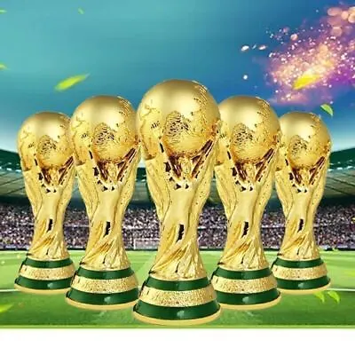 WORLD CUP REPLICA TROPHY FULL SIZE 2022 Qatar Football Soccer 1:1 Model • $33.39