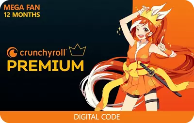 Crunchyroll Premium 1 Year Subscription (Mega Fan) • £27.95