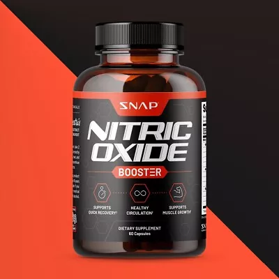 Nitric Oxide Booster Supplement - L-Arginine L-Citrulline 1500mg - 60 Capsules • $23.76