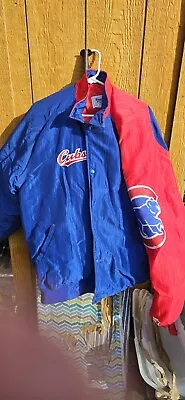 Vintage Starter Chicago Cubs Diamond Collection Jacket Size 2x Puffy Made In USA • $50