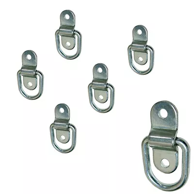 Stainless Steel D-ring Tiedown Anchors 3500 Lb. Capacity Tie Downs 6-Pack • $20.98