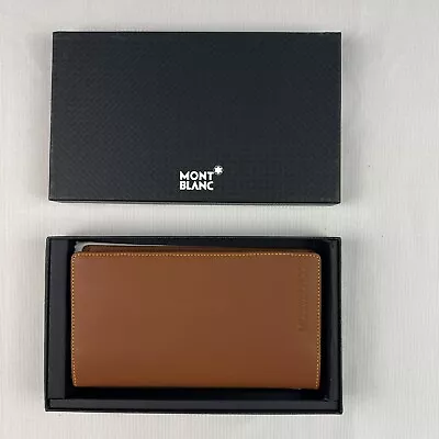 Montblanc Leather Goods Diaries & Notes Natural Brown Medium Notebook 9513 • $195
