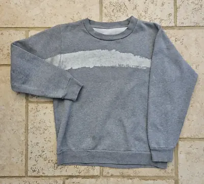 Maison Martin Margiela MM6 Women's Grey Reflective Jumper Sweatshirt - Medium • $49.73