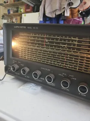 Vintage Lafayette HE-30 Amateur Radio Receiver Shortwave AM • $165