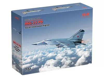 ICM 72177 – MiG-25 PD Soviet Interceptor Fighter - 1:72 • $49.99