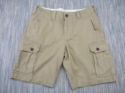 Abercrombie & Fitch Shorts Mens W31 Utility Cargo Design Heavy Cotton Beckham • £23.53