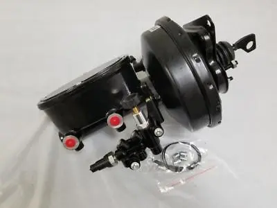 67-69 Ford Mustang Black 9  Power Brake Booster + 1-1/8  Bore Master Prop Valve • $229.87