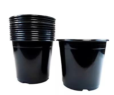 Viagrow VHPP100-12 VHPP Nursery Pots 12 Pack 1 Gallon Black • $23.19