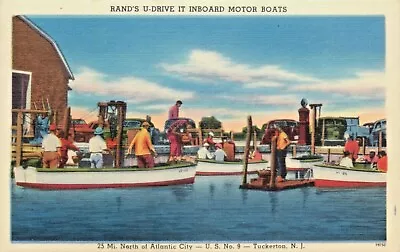 Rand's U-Drive It Inboard Motor Boats U.S. 9 Tuckerton New Jersey NJ  • $8.95