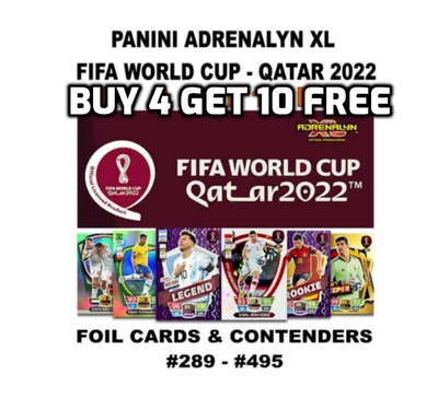 £0.99 • Buy Panini Adrenalyn Qatar World Cup 2022 Foil Cards/contenders #289 - #495