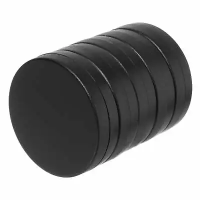 1 X 1/4 Inch Rare Earth Disc Magnets N52 With Black Plastic Coating (5 Pack) • $18.99