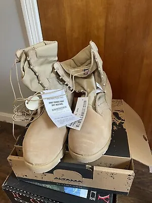 Altama Gore-Tex Hot Weather Combat Military Tan Boots Size 16XXW Virbam Surplus • $44.99