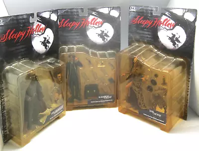 McFarlane Toys SLEEPY HOLLOW Action Figure Lot Of 3 Horseman Ichabod Crane Crone • $143