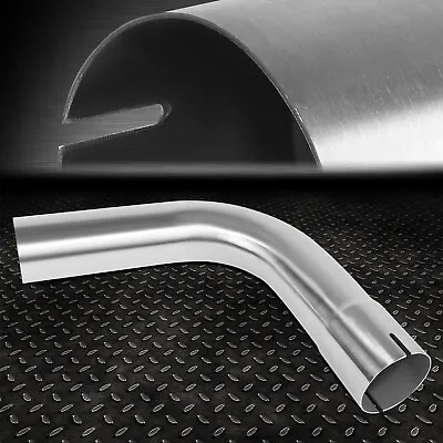 3  Inch OD Custom 90 Degree Polished Stainless Steel Mandrel Bend Exhaust Pipe • $24.88