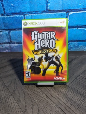 $10 • Buy Guitar Hero: World Tour (Microsoft Xbox 360, 2008) Game, Case, & Manual