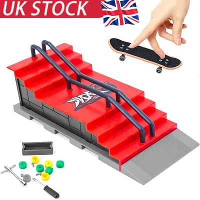 £9.89 • Buy Fingerboard Finger Skateboard Gifts Hot Mini Skate Park Ramp Parts Deck Tech