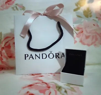 £3.75 • Buy Genuine Pandora Bag With Pink Ribbon And Charm Box Gift / Present Packaging