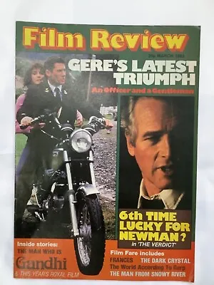 £1.99 • Buy FILM REVIEW Magazine March 1983 - Richard Gere/An Officer And A Gentleman