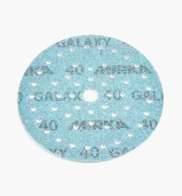 (50)  Mirka 6  Galaxy Multifit Grip Discs Blue   08K2140 • $39.97