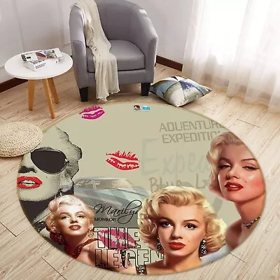 3D Marilyn Monroe Woman ZHUA2997 Game Non Slip Rug Mat Photo Carpet Amy • $130.47