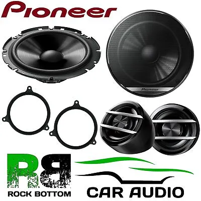 £59.99 • Buy Pioneer For Toyota Avensis 2003-2009 600W Component Rear Car Speakers