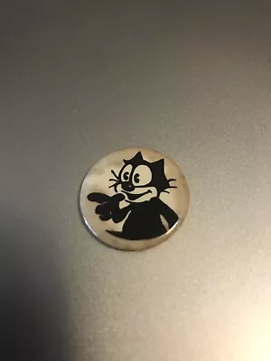 Vintage 70’s Or 80’s Felix The Cat 1 Inch Pinback. Unk Year. • $2.25