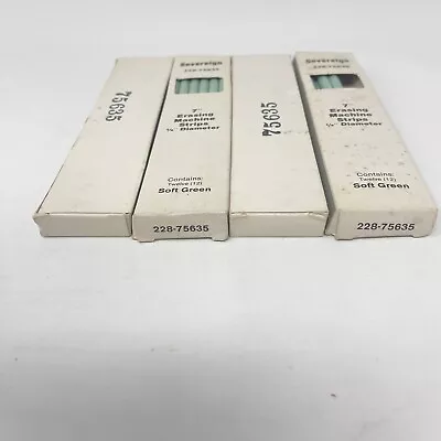 Lot 43 Sovereign 7  Electric Machine Erasers Erasing 1/4” Soft Green 228 75635 • $48.99