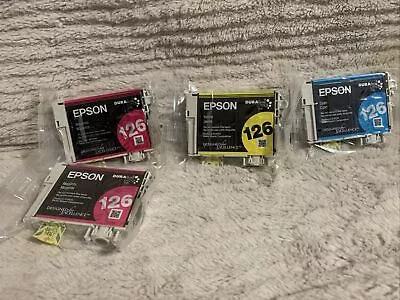 Epson 126 Ink Cartridges/ 2 Magenta Yellow & Cyan Durabrite Ultra Ink  Sealed • $35.99