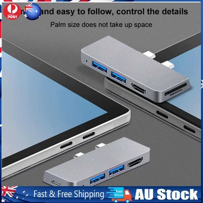 $22 • Buy Card Reader High Speed USB C Adapter USB Hub Adapter For Microsoft Surface Pro 8