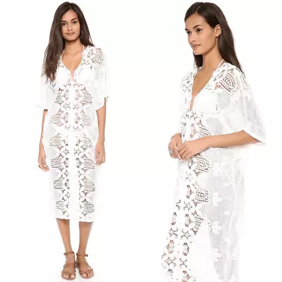 $535 Miguelina Kate Scallop Lace Essential Coverup • $199