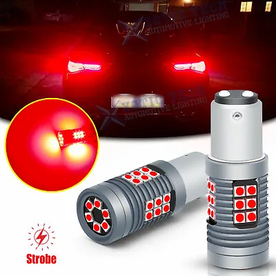 Strobe Flash 1157 7528 2357 2057 LED Brake Stop Tail Light Bulbs For Hyundai KIA • $18.97