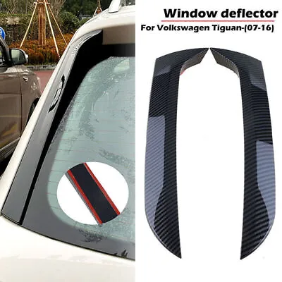 Carbon Vertical Rear Window Side Spoiler Splitter Fit For VW Tiguan MK1 07-16 • $23.99