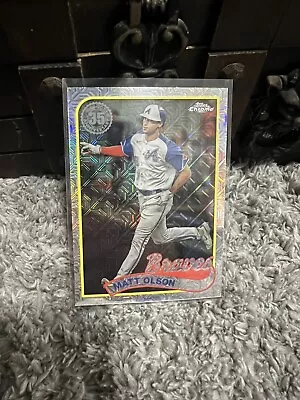 2024 Topps Matt Olson T89C-72 1989 35th Anniversary Silver Pack Mojo • $3