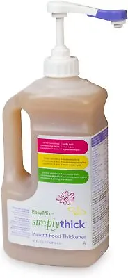 $45 • Buy Simply Thick Easy Mix Food Thickener Bottle With Pump 1.6 Liter Exp Sep/23/22