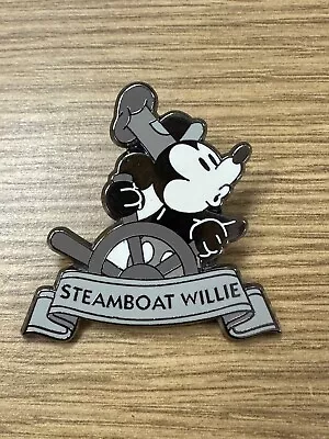 Mickey Mouse Pin  Disneyland Resort Disney Movie Steamboat Willie 1929 Black Wht • $14