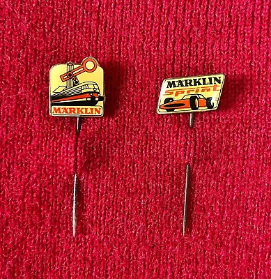 Vintage Marklin Locomotives Train Railway - Pin Brooch Badges • $26.75