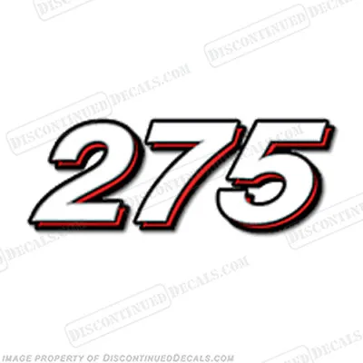 Fits Mercury Verado  275  Decal - Rear Decal • $22.95