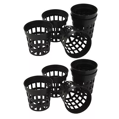 L 10pcs Aquatic Net Cups Aquatic Plastic Garden Fish Tank Planting Basket Fo Slk • $13.27