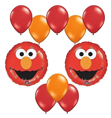 Sesame Street Elmo Balloon Bouquet 10pc • $12.53