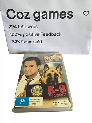 K-9 The Complete Collection Jim Belushi Mel Harris  Australian Release 3x DVD’s • $20