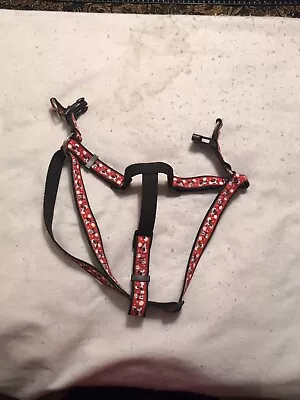 Disney Pets Mickey Mouse Dog Harness Large Breed Adjustable Red Black  1” Nylon • $21.22