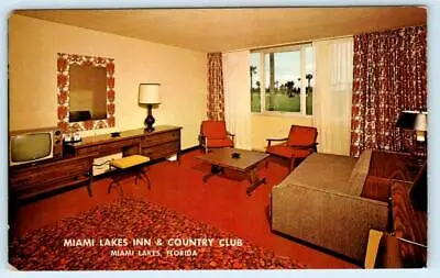 MIAMI LAKES Florida FL ~ Roadside MIAMI LAKES INN & Country Club 1970s Postcard • $5.93